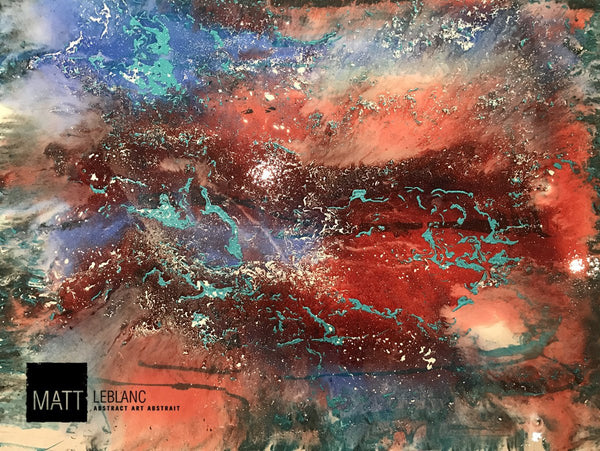 Éclatant par Matt LeBlanc Art-30x40