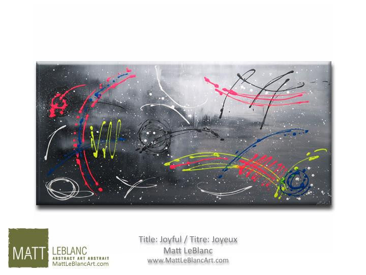 Joyeux par Matt LeBlanc Art-24x48