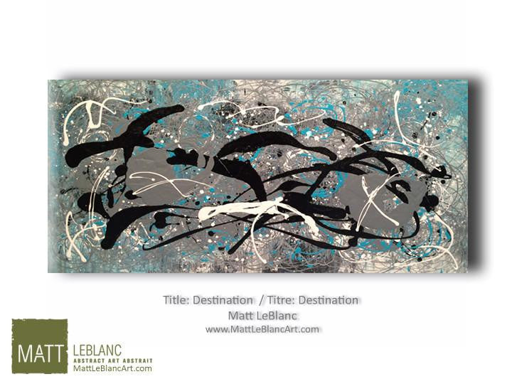 Destination par Matt LeBlanc Art-24x48