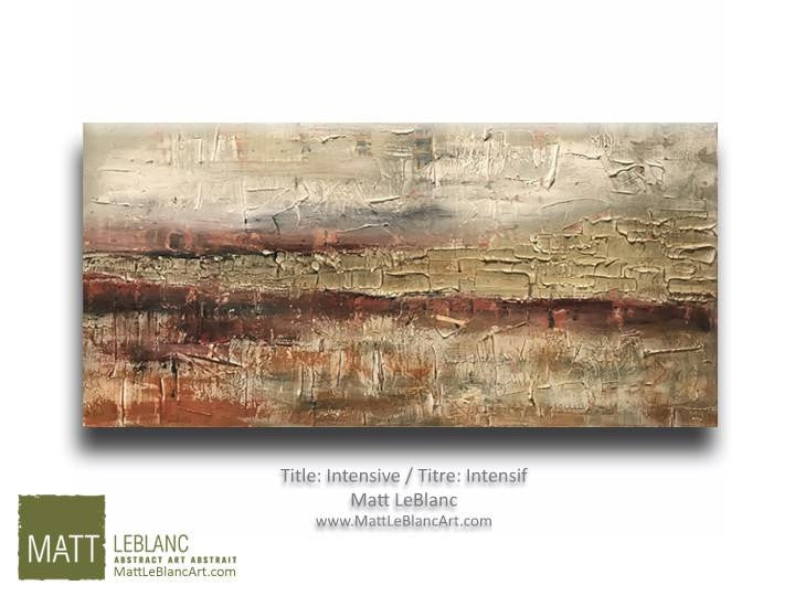 Intensif par Matt LeBlanc Art-24x48