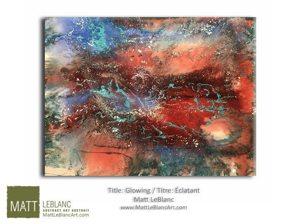 Éclatant par Matt LeBlanc Art-30x40