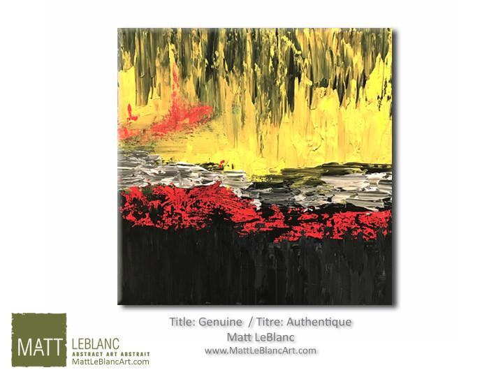Authentique par Matt LeBlanc-12x12