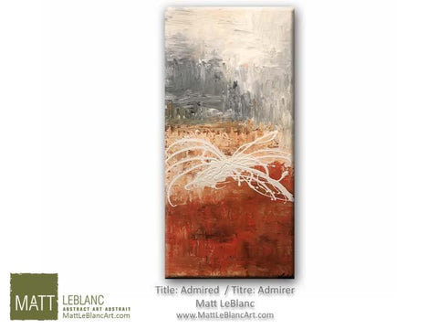 Admirer par Matt LeBlanc Art-16x40