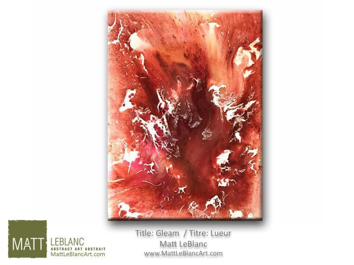 Lueur par Matt LeBlanc Art-18x24