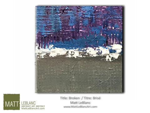 Portfolio - Broken by Matt LeBlanc-12x12