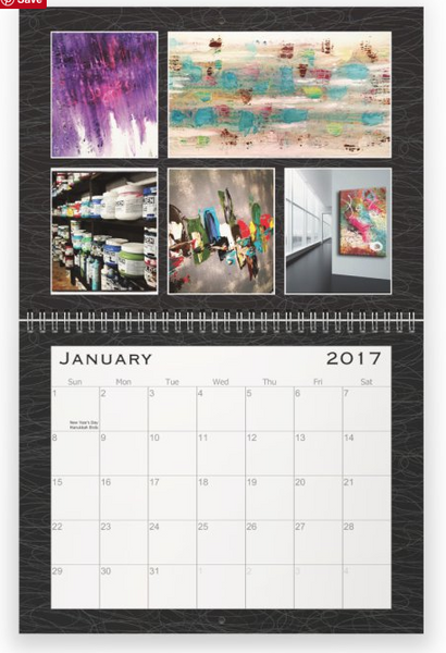 Matt LeBlanc Art 2017 Calendar